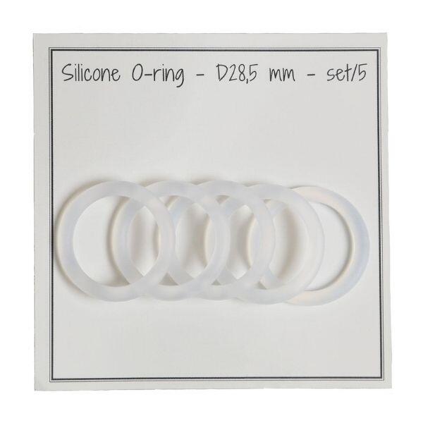 Go Handmade Silicone O-ring (5 pcs), Transparent