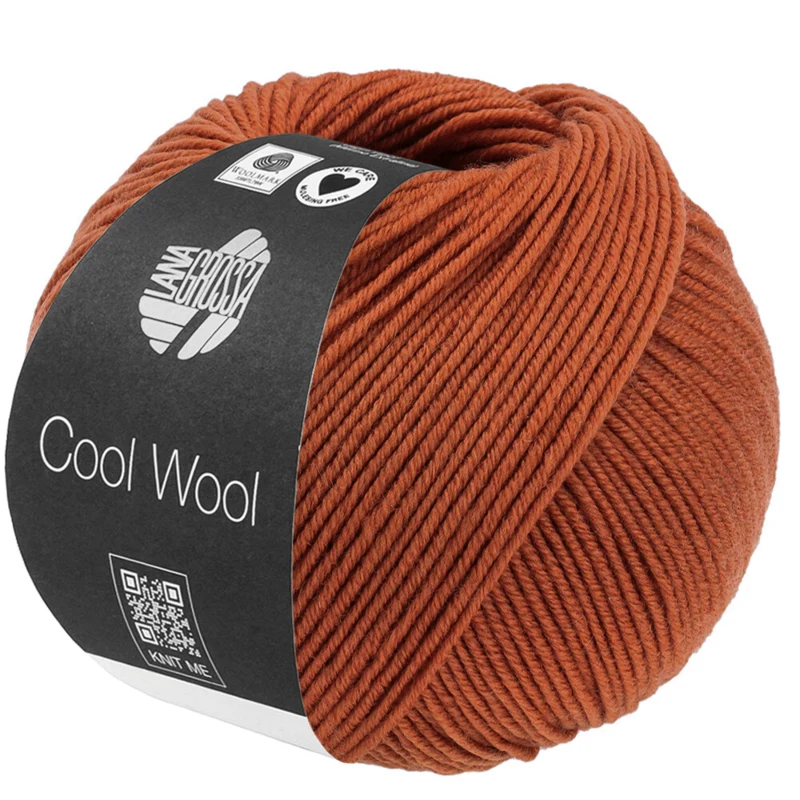 Lana Grossa Cool Wool 2125 Cinnamon brown