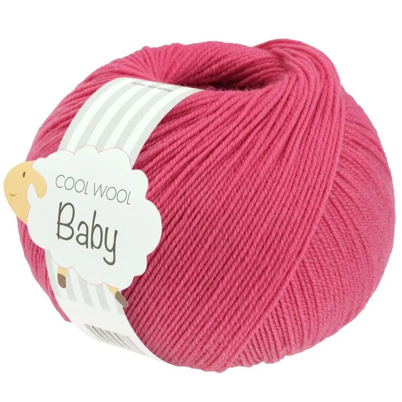 Lana Grossa Cool Wool Baby 341 Raspberry