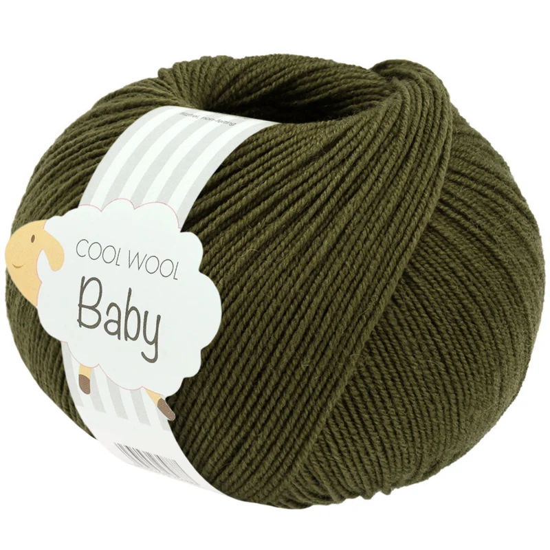Lana Grossa Cool Wool Baby 349 Forest green
