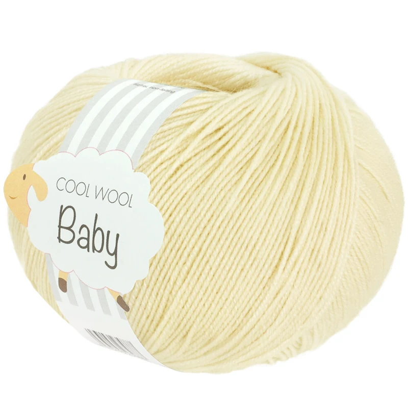 Lana Grossa Cool Wool Baby 347 Pale yellow