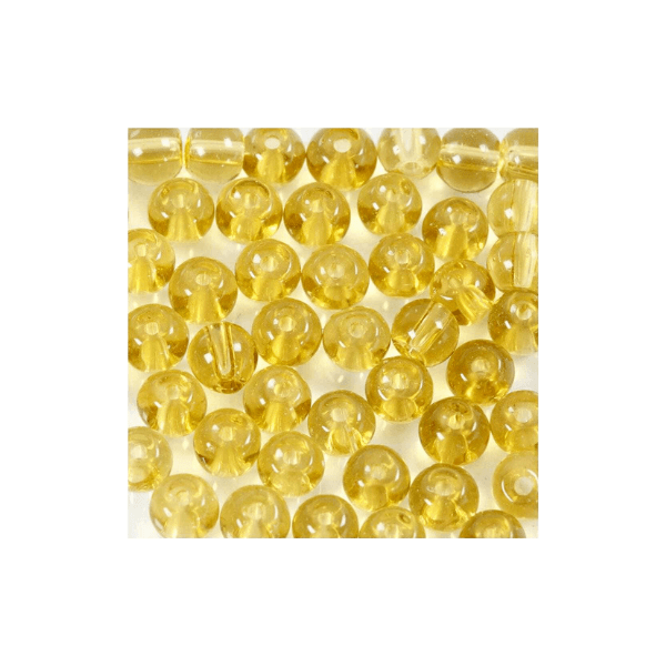 Glass beads 4mm, 45 pcs