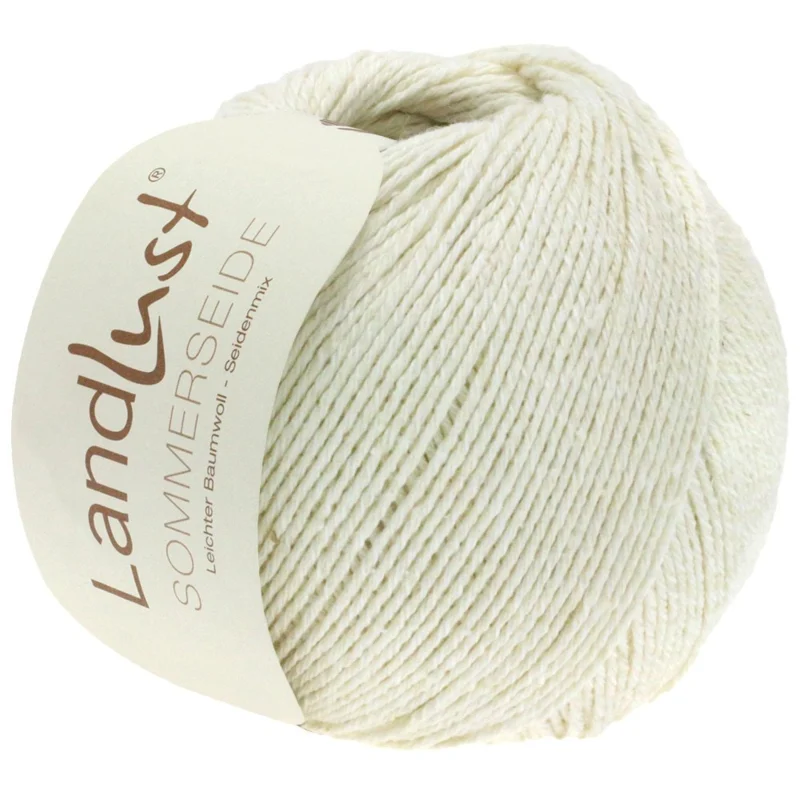 Lana Grossa Landlust Sommerseide 01 White