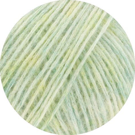 Lana Grossa Puno Due 21 Raw white / light petrol