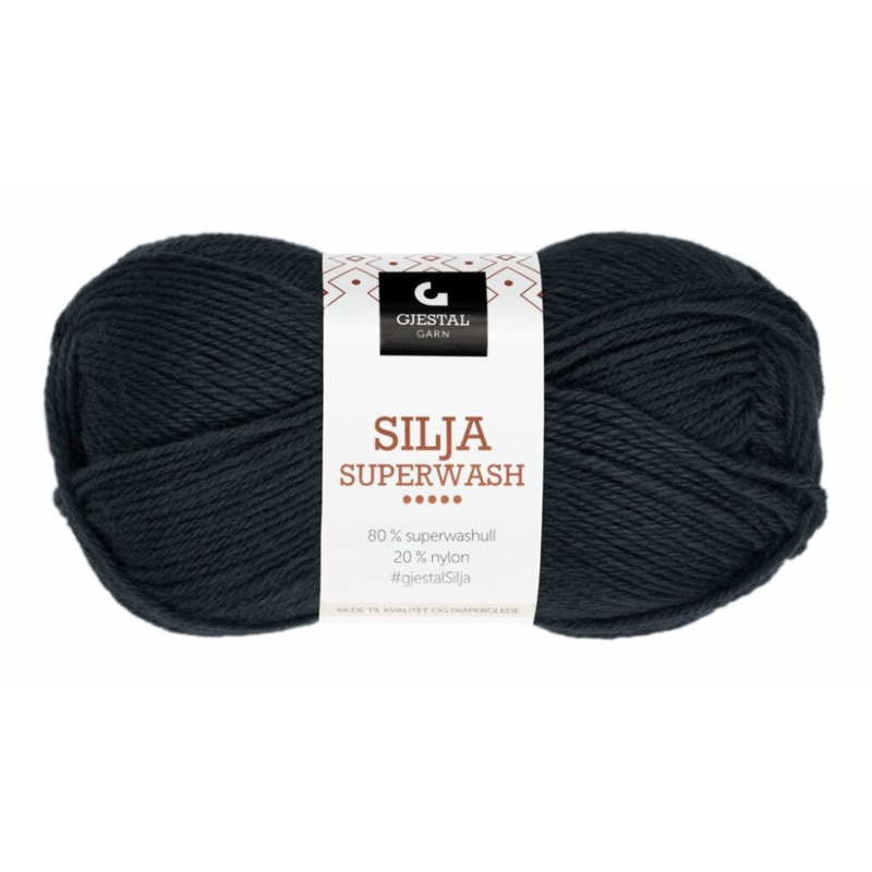 Gjestal Silja Superwash 301 Black
