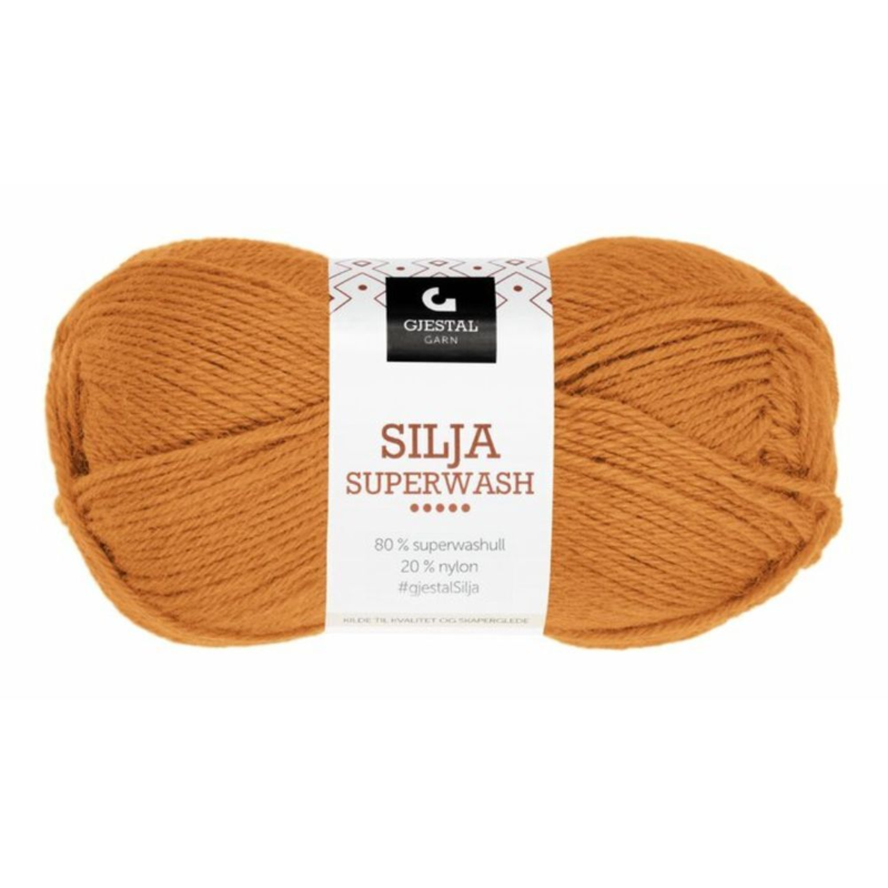 Gjestal Silja Superwash 318 Warm yellow