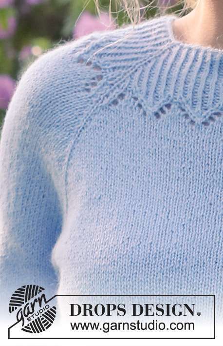 230-48 Lost in the Sky Top by DROPS Design