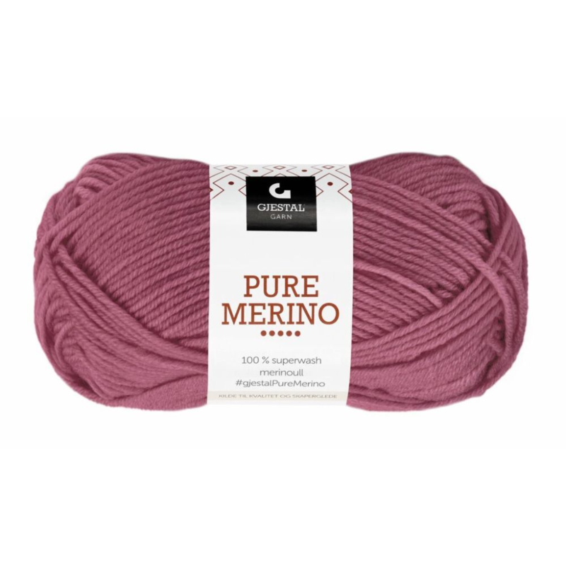 Gjestal Pure Merino 120 Dark pink