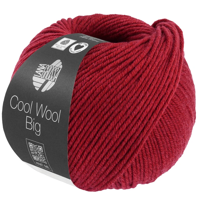 Lana Grossa Cool Wool Big 1701 Cherry red melange