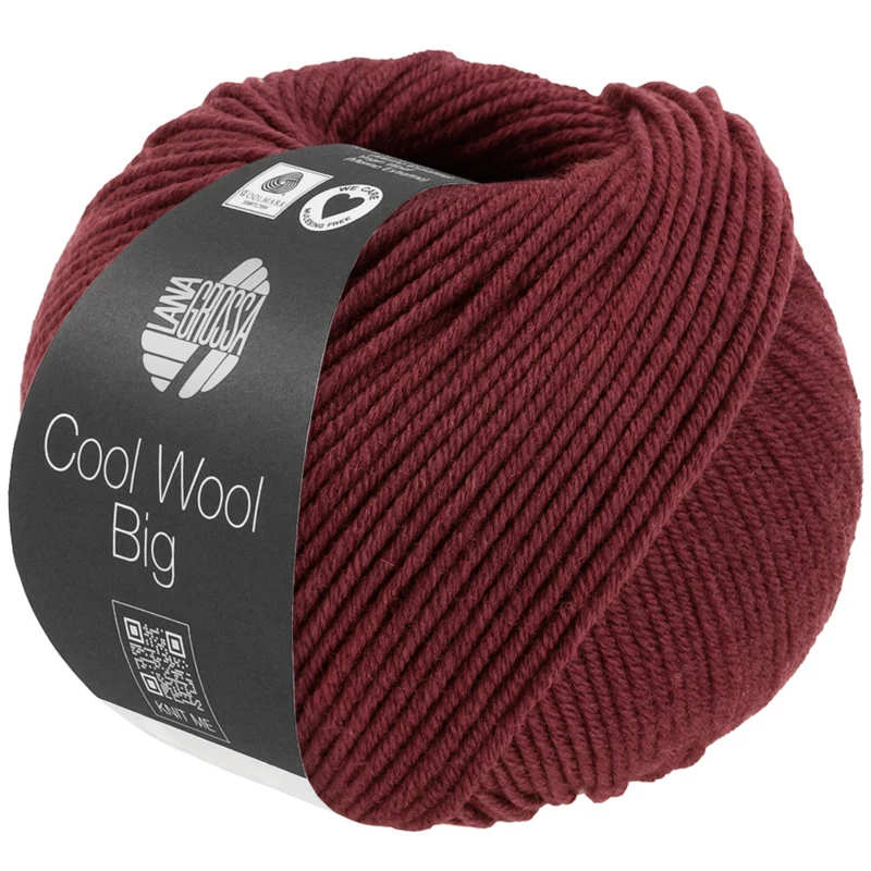Lana Grossa Cool Wool Big 1700 Wine red melange