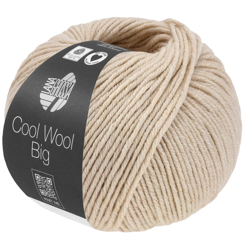 Lana Grossa Cool Wool Big 1707 Beige melange