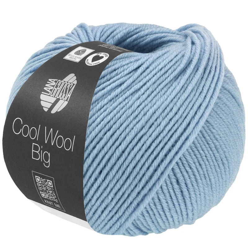 Lana Grossa Cool Wool Big 1702 Light blue melange