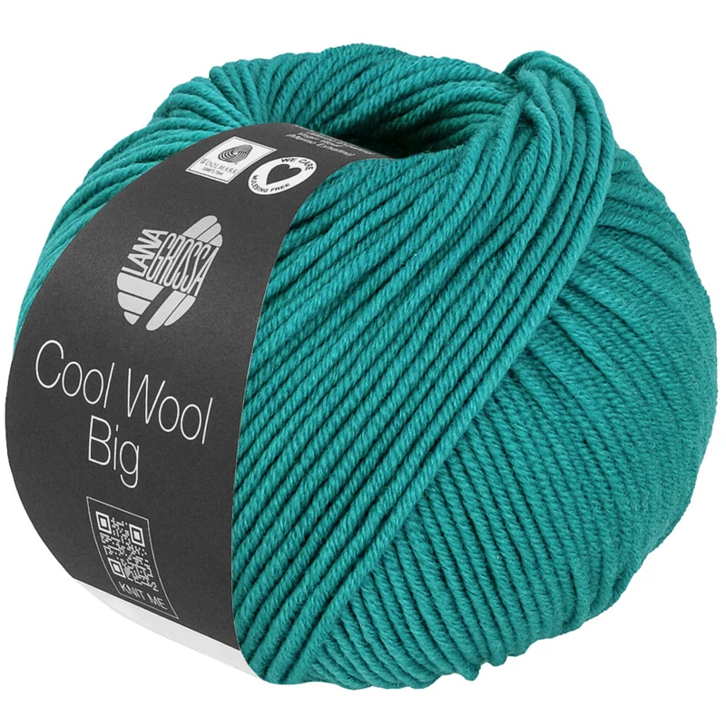 Lana Grossa Cool Wool Big 1043 Turquoise green