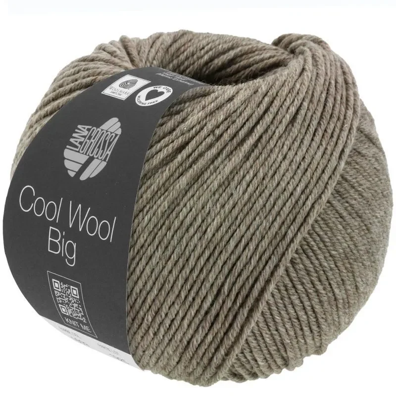 Cool Wool Big 1621 Gray Brown mottled
