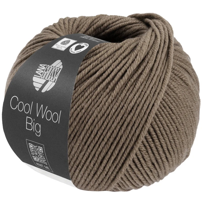 Lana Grossa Cool Wool Big 1708 Taupe melange