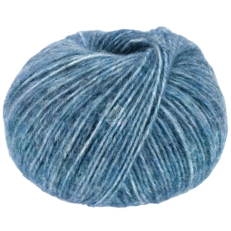 Lana Grossa Natural Alpaca Pelo 35 Heathered Dark petrol