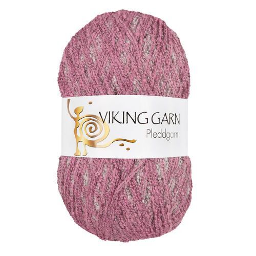 Viking Pleddgarn 765 White/pink