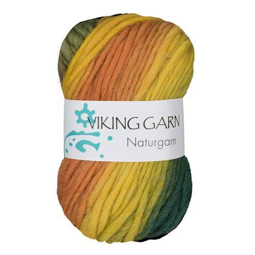 Viking Naturgarn 634 Multi green/yellow