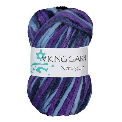Viking Naturgarn 670 Multi turquoise/purple