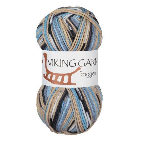 Viking Raggen 722 Multi beige/light blue
