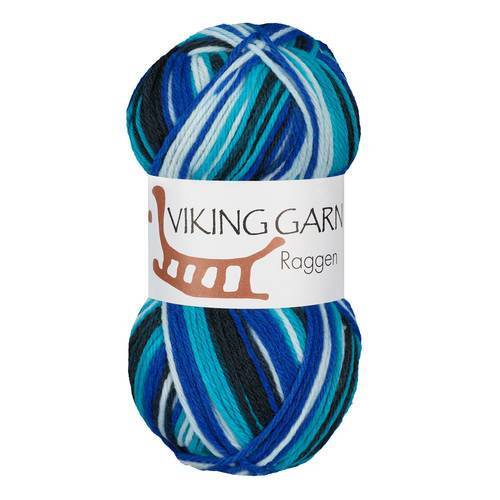 Viking Raggen 729 Multi blue/white