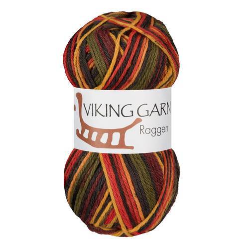 Viking Raggen 737 Multi orange/brown