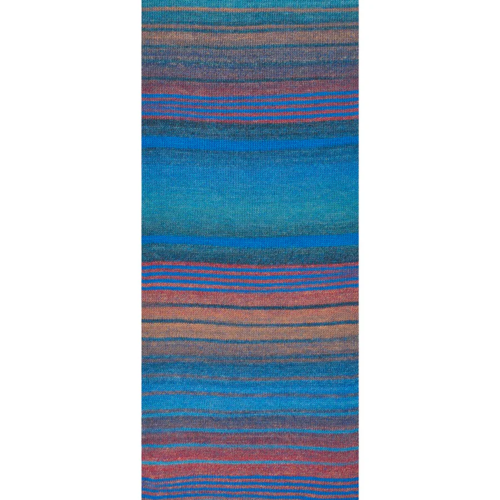 Mayflower Taormina 022 Sapphire/ Aqua/ Rust Red/ Pumpkin