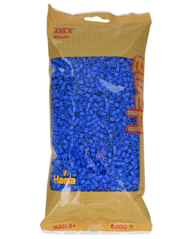 Hama Midi Beads, Solid colour, 6000 pcs 205-09 Light blue