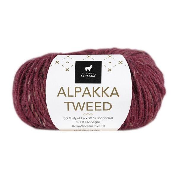 Du Store Alpakka Tweed 116 Deep Red
