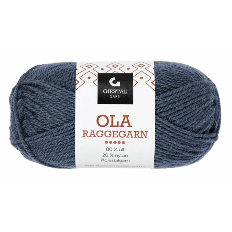 Gjestal Ola Raggegarn 713 Dark denim