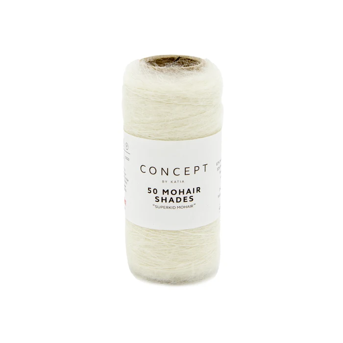 Katia 50 Mohair Shades 1 Ecru
