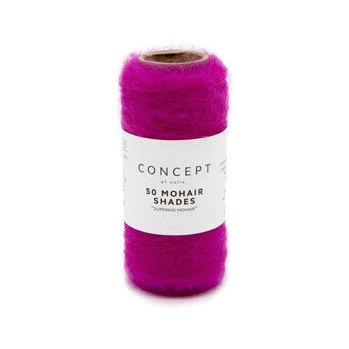 Katia 50 Mohair Shades 38 Fuchsia (lighter in person)