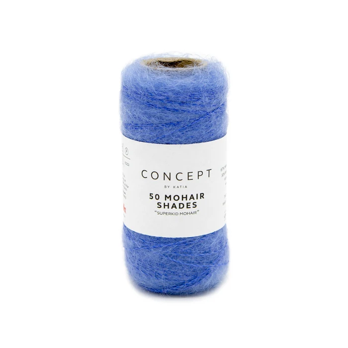 Katia 50 Mohair Shades 31 Blue (lighter in person)