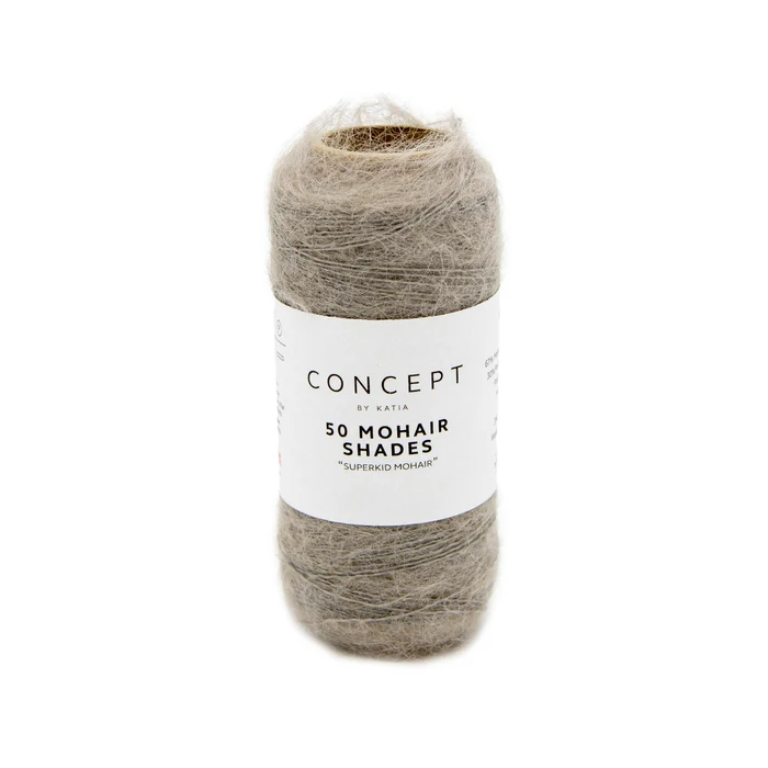 Katia 50 Mohair Shades 3 Light grey