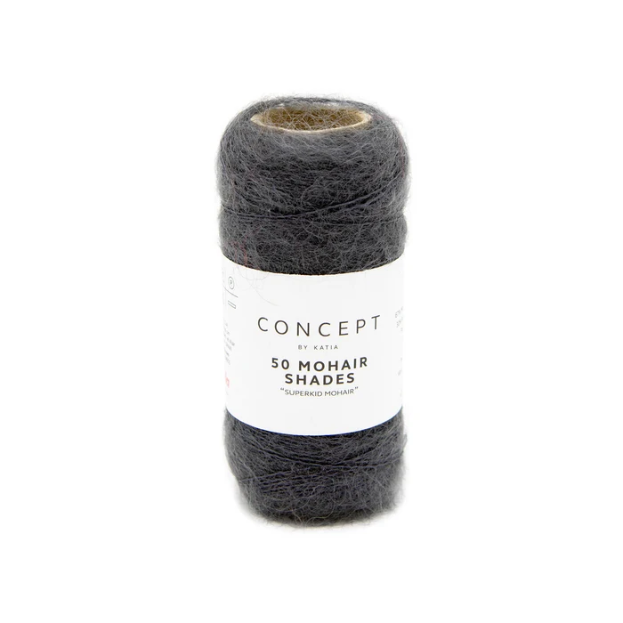 Katia 50 Mohair Shades 5 Anthracite grey