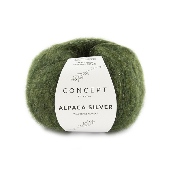 Katia Alpaca Silver → 272 Dark green-silver