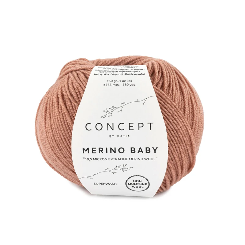 Katia Concept Merino Baby 098 Terra brown
