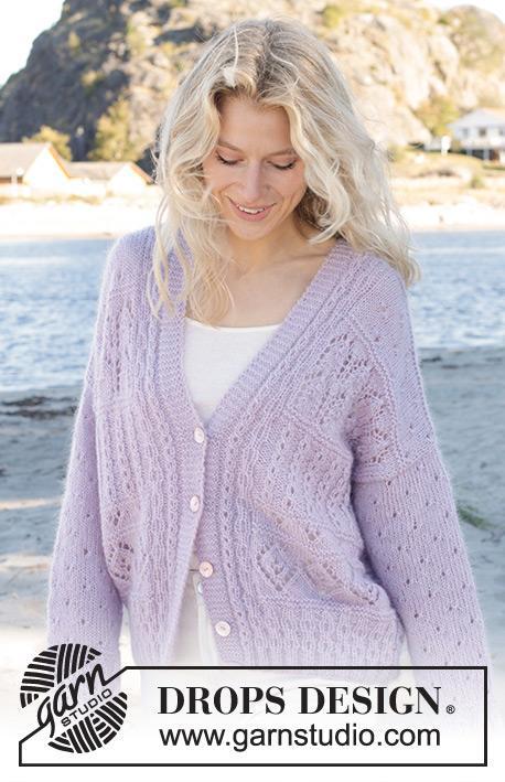 241-10 Fabled Harbour Cardigan by DROPS Design