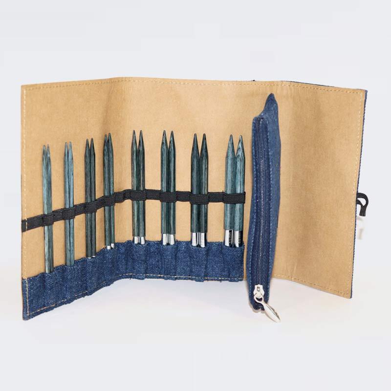 KnitPro Indigo Wood Interchangeable Circular Needle Set
