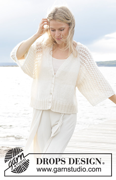 239-11 Morgenbris Cardigan by DROPS Design