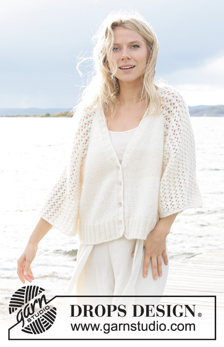 239-11 Morgenbris Cardigan by DROPS Design