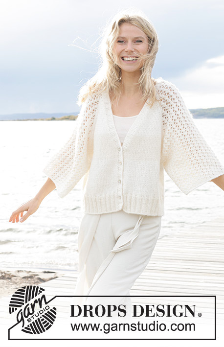 239-11 Morgenbris Cardigan by DROPS Design