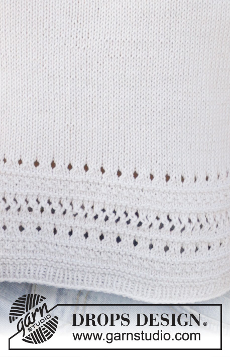 241-19 Walking on Air Top by DROPS Design