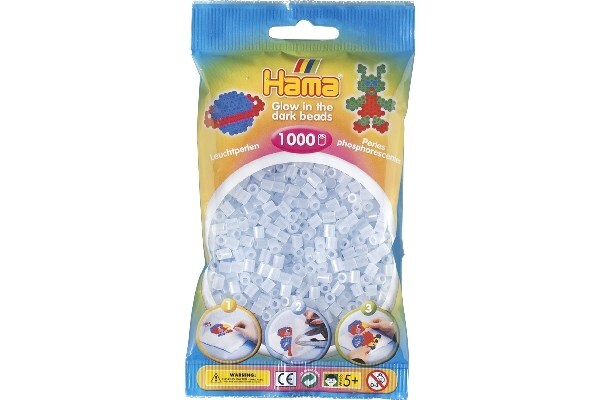 Hama Midi Beads, Luminescent, 1000 pcs