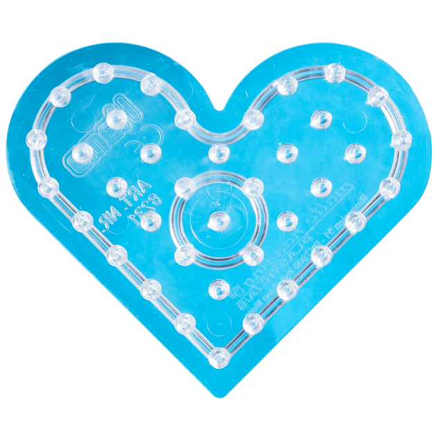 Hama Maxi Pegboard, transparent - Little heart 8231