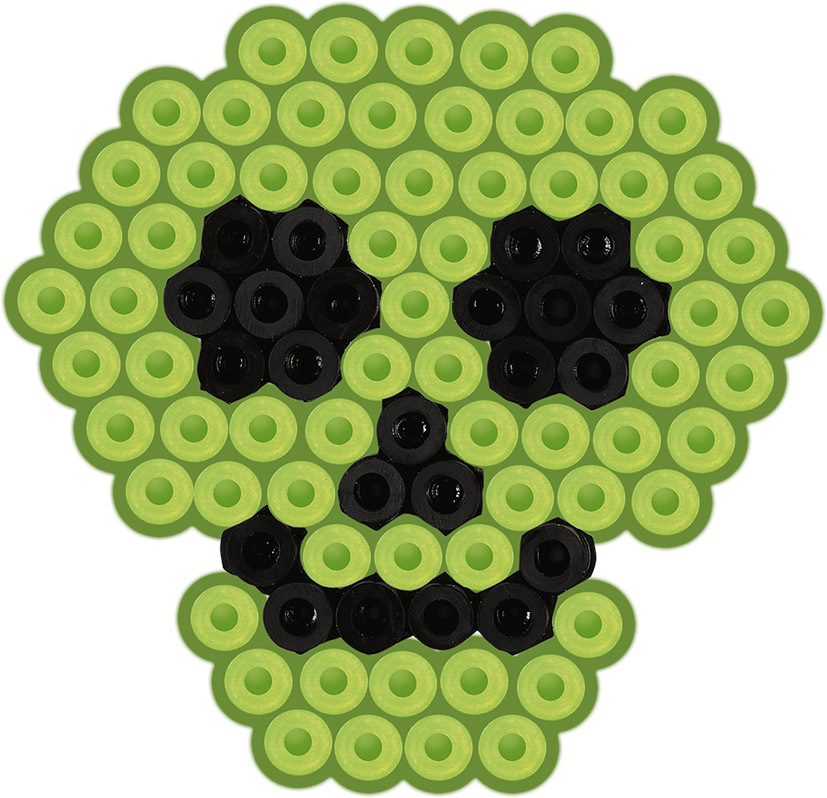 Hama Midi Set, Glow in the Dark