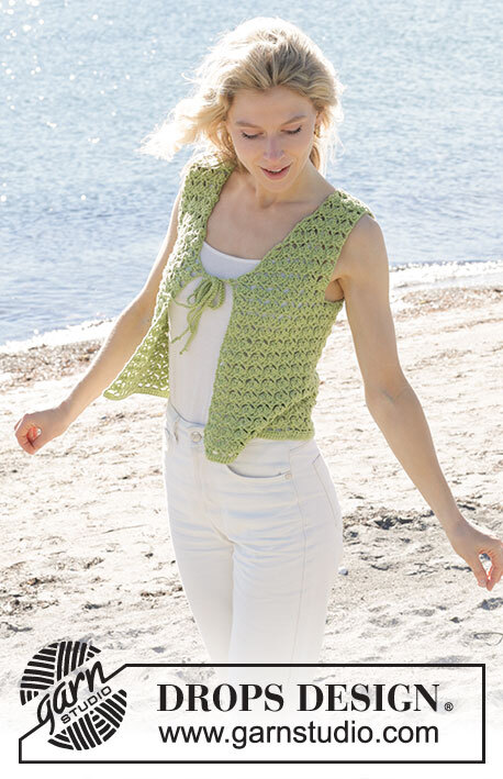 241-24 Boogie Nights Vest by DROPS Design