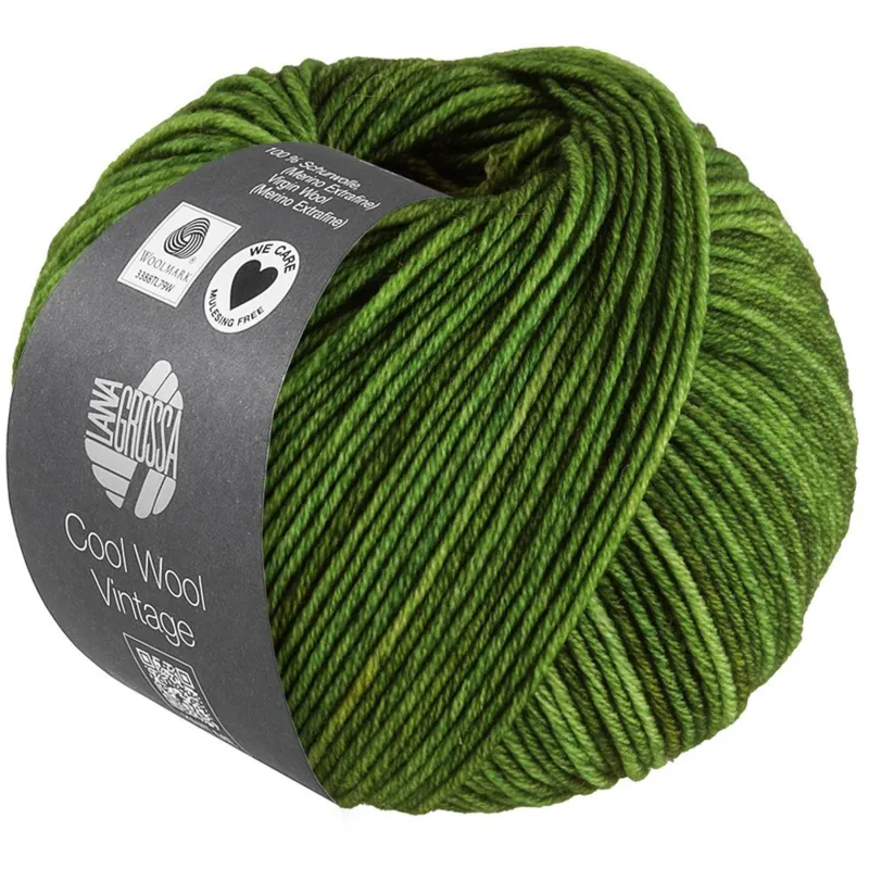 Lana Grossa Cool Wool Vintage 92 Grass green