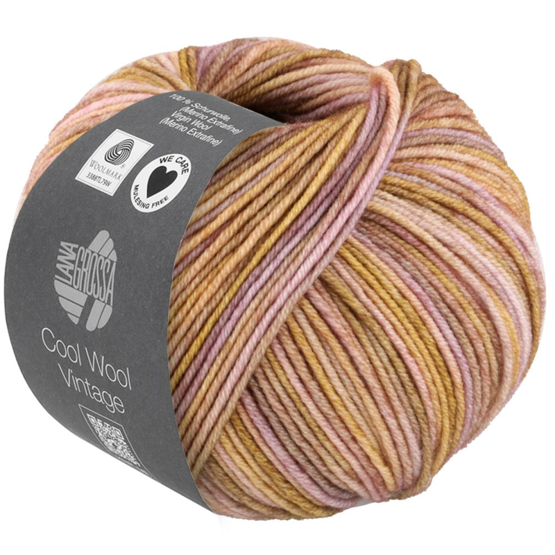 Lana Grossa Cool Wool Vintage 86 Camel purple