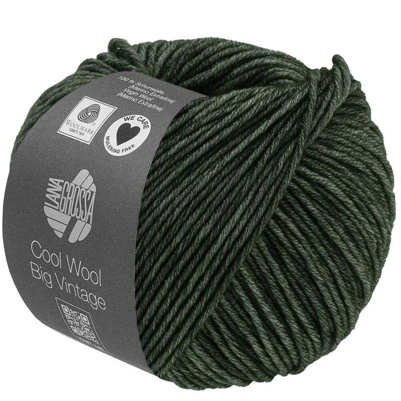 Lana Grossa Cool Wool Big Vintage 97 Forest green